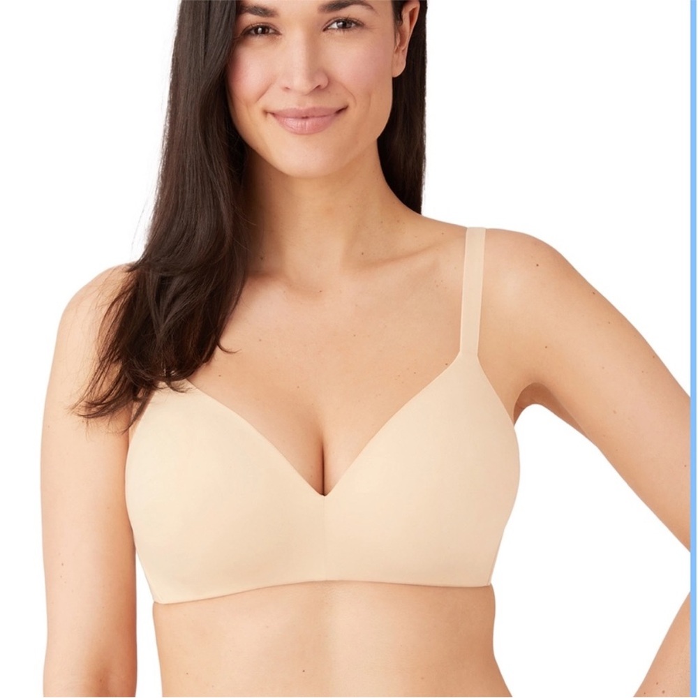 Wacoal Seamless Nude Bra 852189 36DD How Perfect Wireless T-Shirt Bra Sand